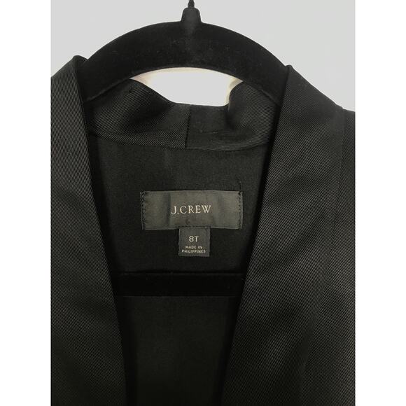 J.Crew Womens 8 Tall Going Out Blazer Black Lady Work Professional Minimalist - Picture 5 of 10